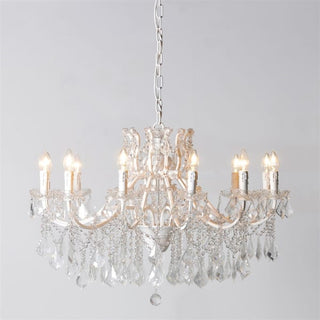 Antique-Style Chandelier with Hanging Drops centre piece light nationwide delivery www.lilybloom.ie