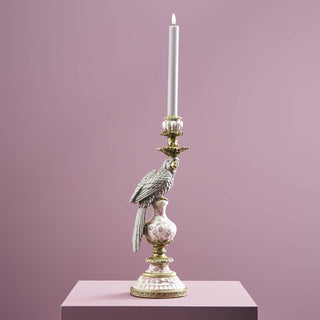 Amari Candle Holder – A beautifully designed candle holder featuring a delicate bird motif and a soft pastel color palette.  nationwide deivery www.lilybloom.ie