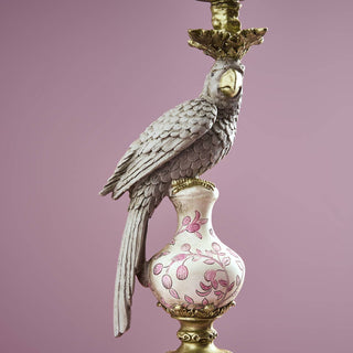 Amari Candle Holder – A beautifully designed candle holder featuring a delicate bird motif and a soft pastel color palette.  nationwide deivery www.lilybloom.ie