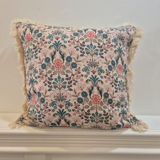 Elegant Celestial Jaipur Cushion featuring intricate, gold-embroidered patterns on a rich navy blue fabric. The cushion showcases a blend of traditional and contemporary design nationwide delivery www.lilybloom.ie