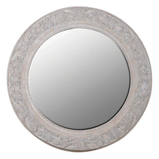 Circular Leaf Scroll Mirror large wall hung mirror nationwide deivery www.lilybloom.ie