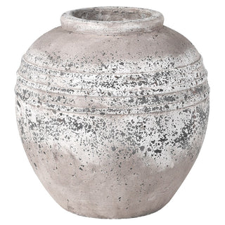 Distressed Stone Vase rustic faux floral display nationwide delivery www.lilybloom.ie