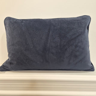 Malini Luxe Navy 30 x 45 Cushion scatter cushion home decor accent colour nationwide delivery www.lilybloom.ie