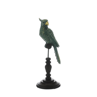 37cm parrot tabletop decoration on perch