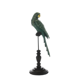 40cm parrot tabletop decoration on perch