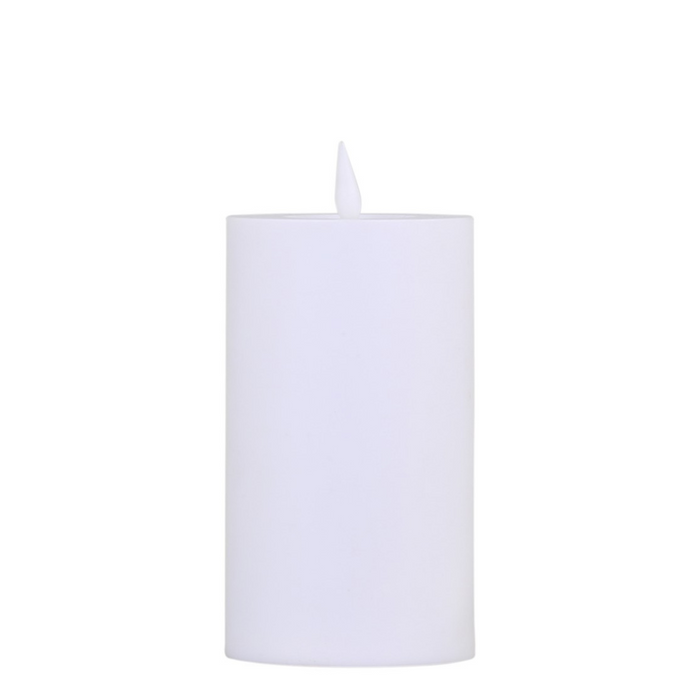 Pillar Candle LED f.outdoor incl battery 30cm