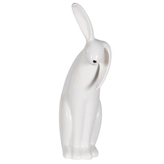 Ruby white ceramic bunny ornament easter nationwide delivery www.lilybloom.ie