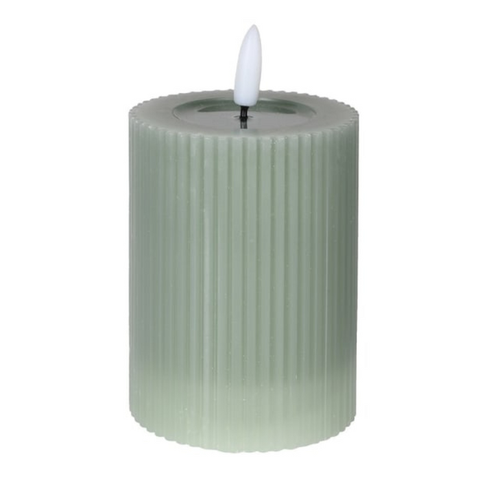 Small Sage LED Candle