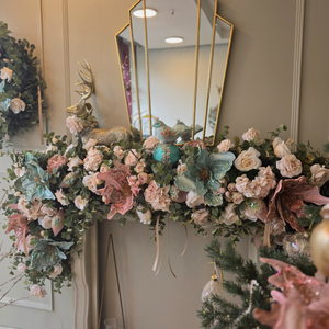 The Show Stopper Christmas Garland - Pinks, Blues, Golds