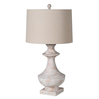 Trophy Turned Wood Effect Table Lamp with Shade table lamp nationwide delivery www.lilybloom.ie