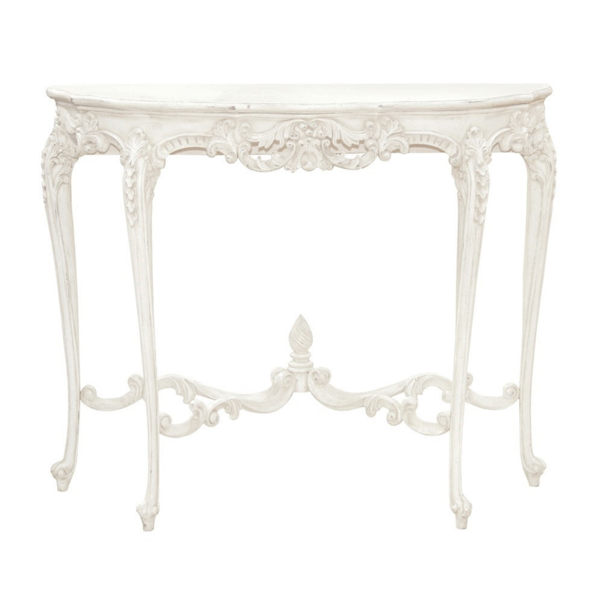 Console table store antique white