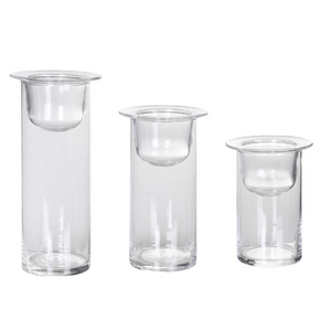 Set of 3 Cylindrical Candle Holders nationwide delivery www.lilybloom.ie